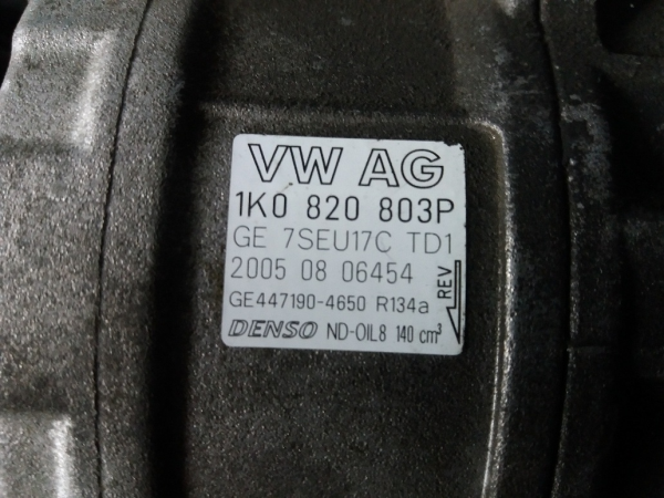 A/C Copmpressor VOLKSWAGEN GOLF V (1K1) | 03 - 09 Imagem-1