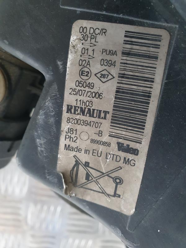 Right Headlight Xenon RENAULT SCÉNIC III (JZ0/1_) | 08 - 