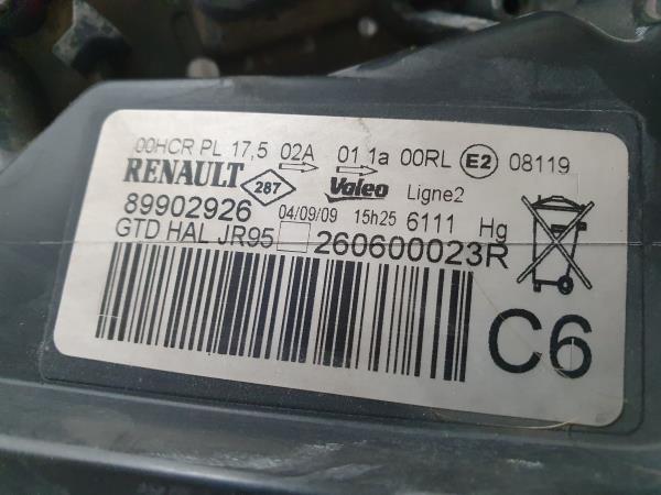 Left Headlight RENAULT ESPACE IV (JK0/1_) | 02 - 