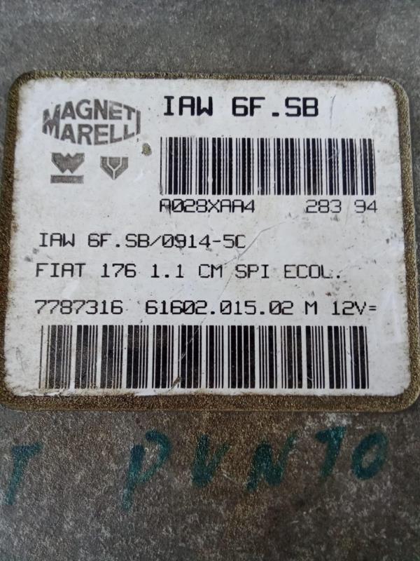 Centralina do Motor FIAT PUNTO (176_) | 93 - 99 Imagem-1