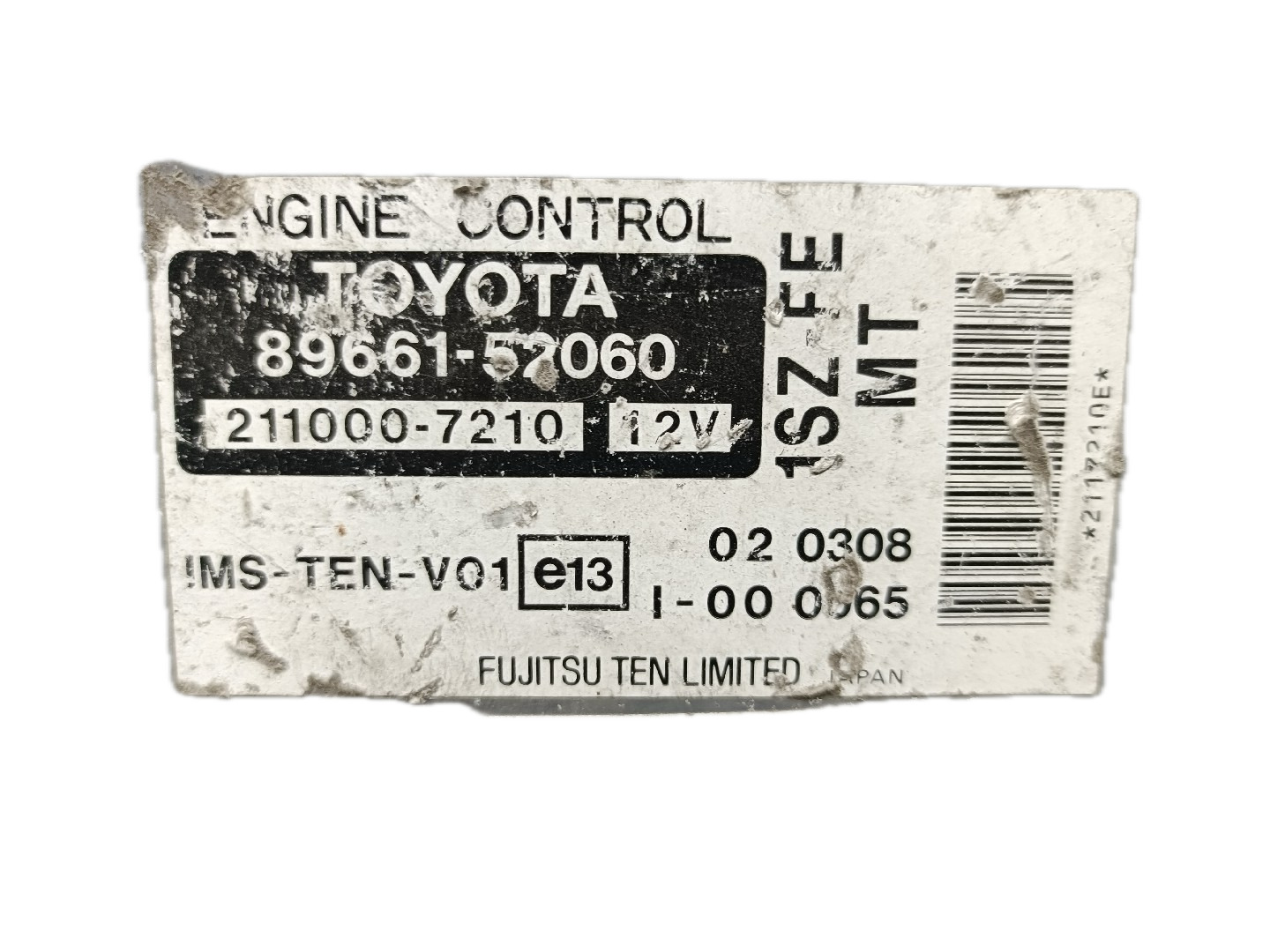 Centralina Motor TOYOTA YARIS (_P1_) | 99 - 05 Imagem-2