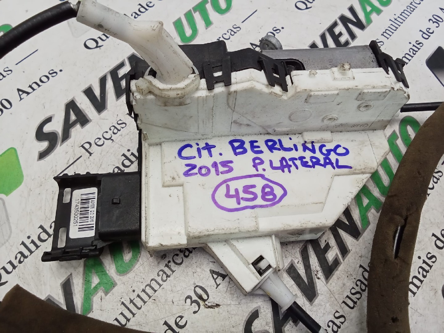 Fecho / Fechadura Porta Dto CITROEN BERLINGO (B9) | 08 - 