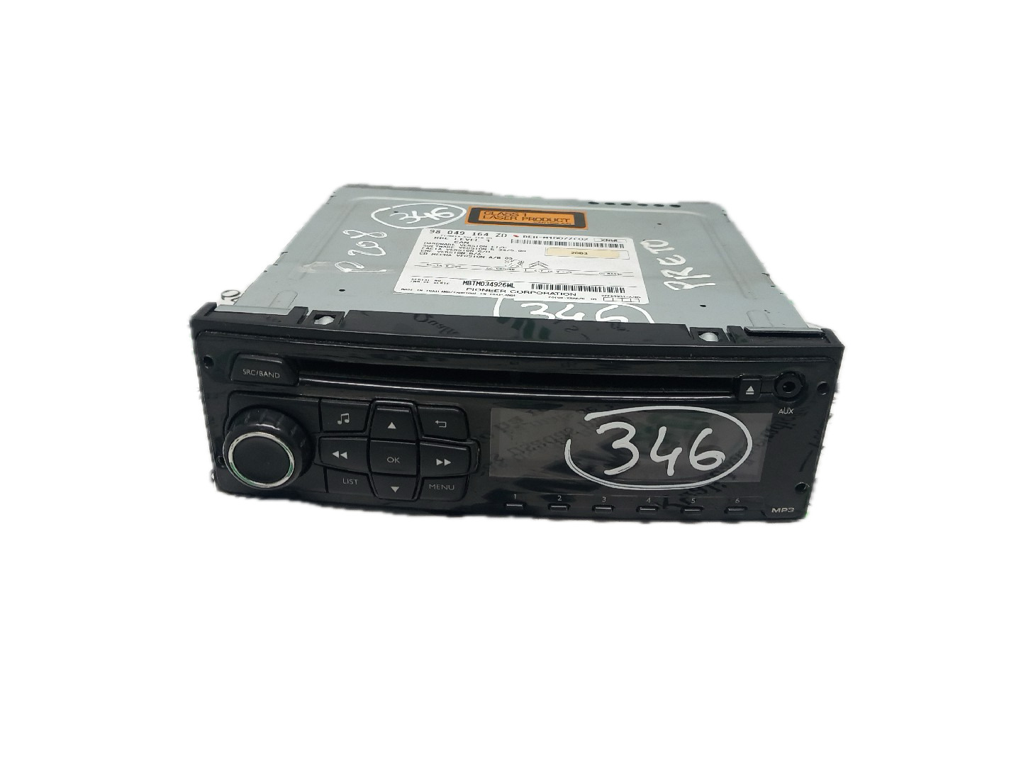 Rádio PEUGEOT 208 I (CA_, CC_) | 12 - 