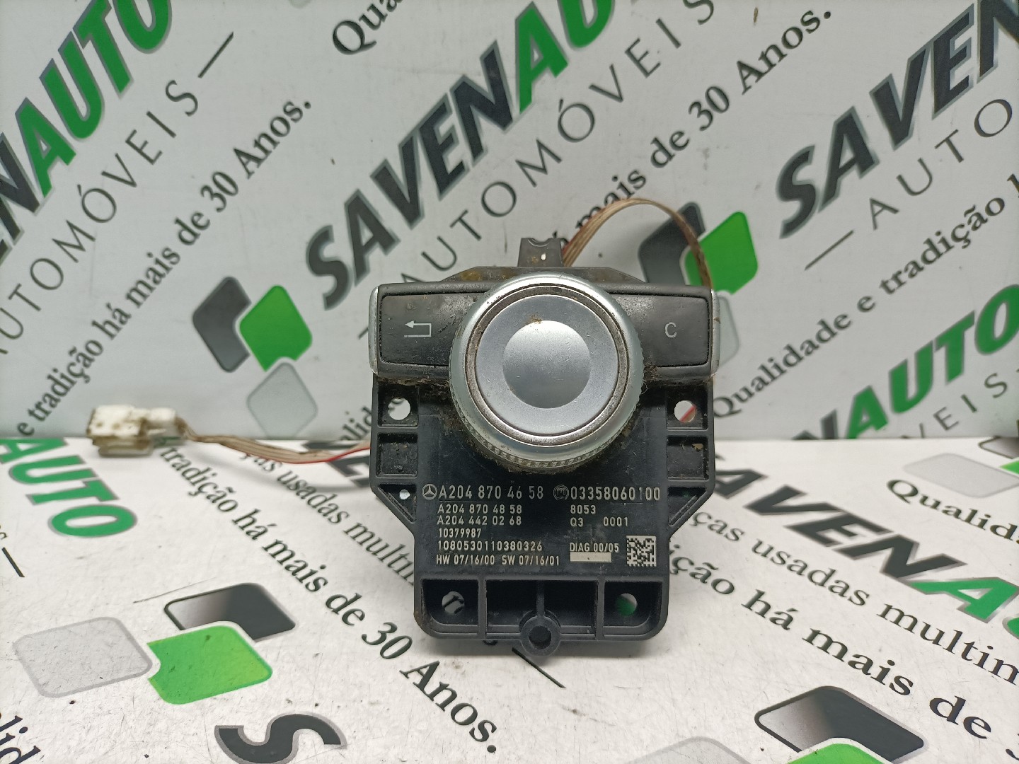 Botão / Joystick / Comando Multifunções MERCEDES-BENZ C-CLASS (W204) | 07 - 15