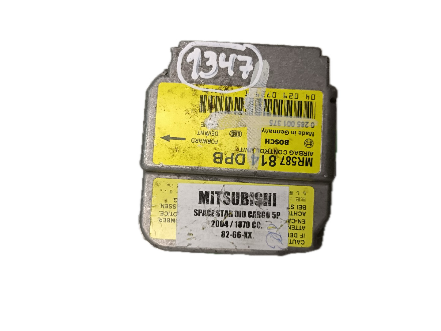 Centralina Airbags MITSUBISHI SPACE STAR Veículo multiuso (DG_A) | 98 - 04