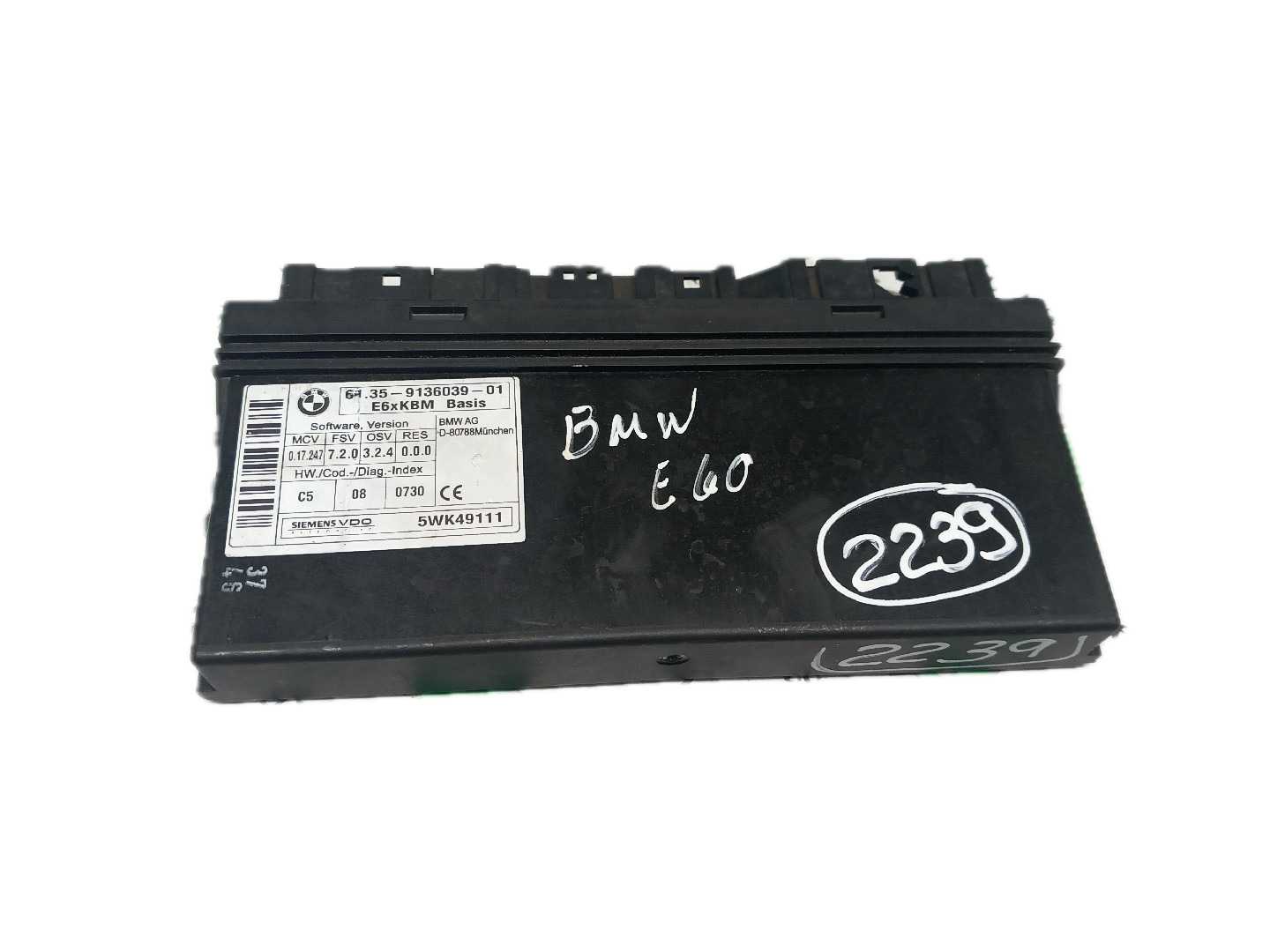 Módulo Eletrónico BMW 5 (E60) | 01 - 10