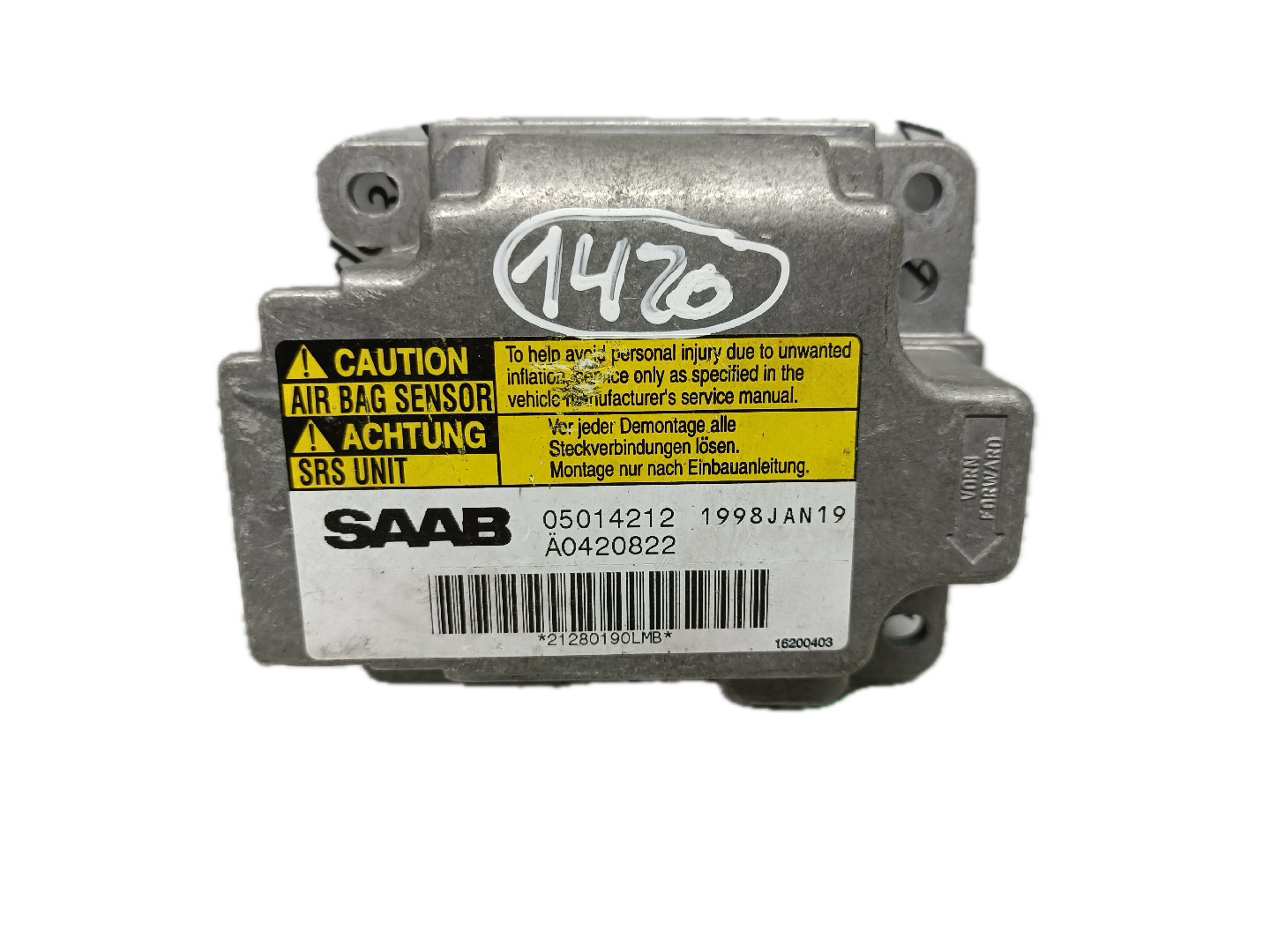 Airbag Module SAAB 9-5 (YS3E) | 97 - 09