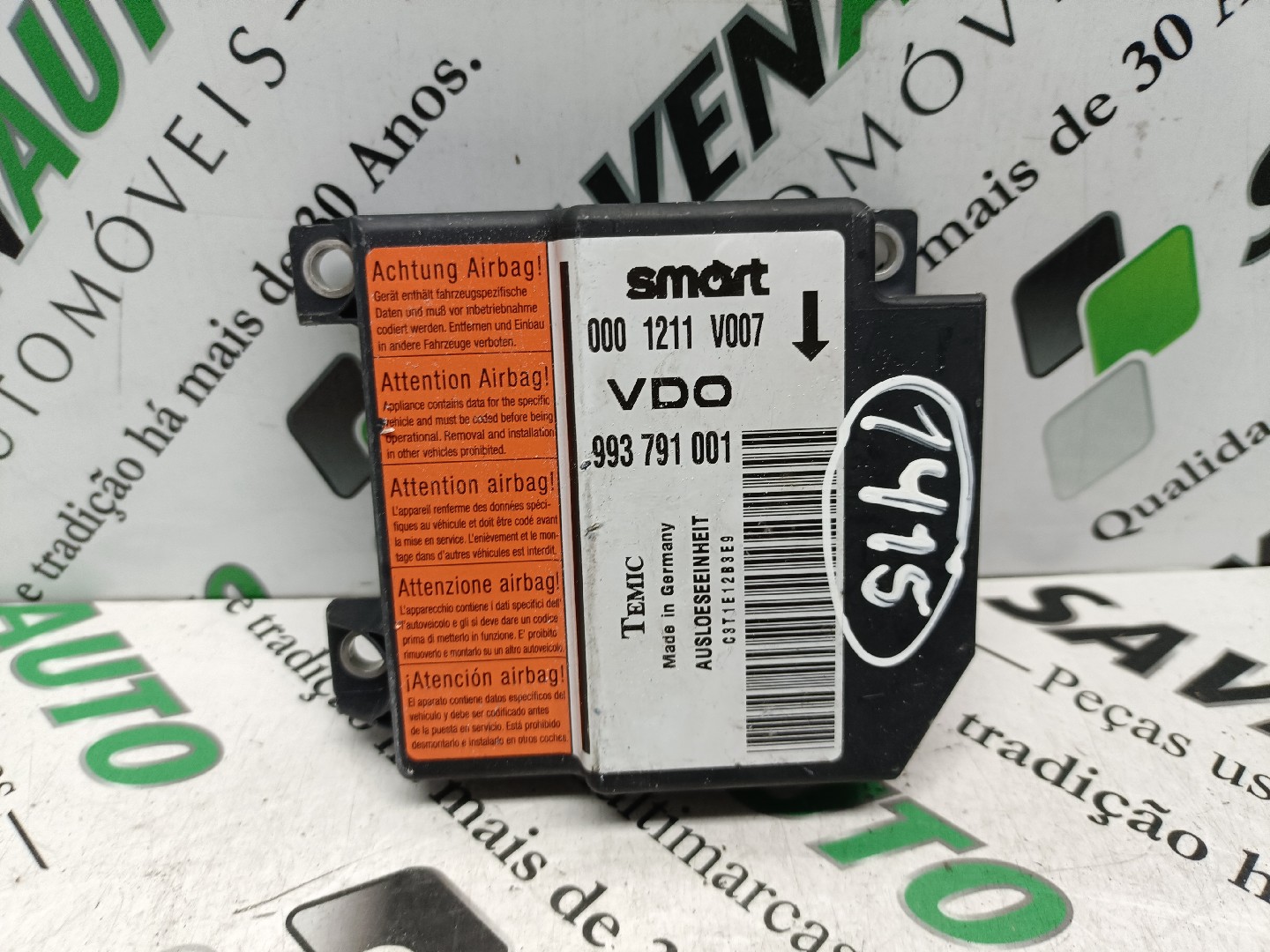 Centralina Airbags SMART CITY-COUPE (450) | 98 - 04