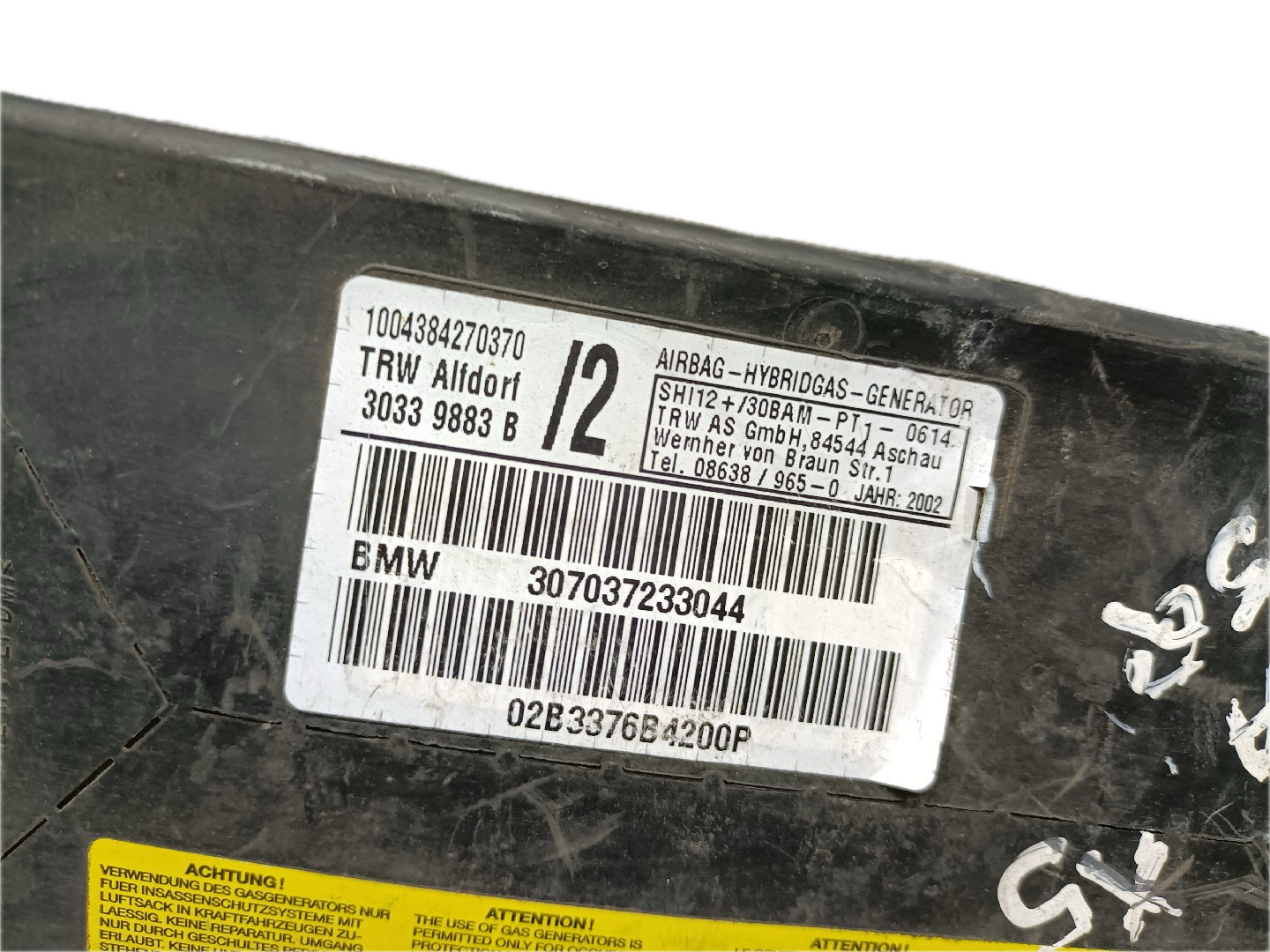 Airbag Porta Esq BMW 3 Coupé (E46) | 98 - 06 Imagem-1