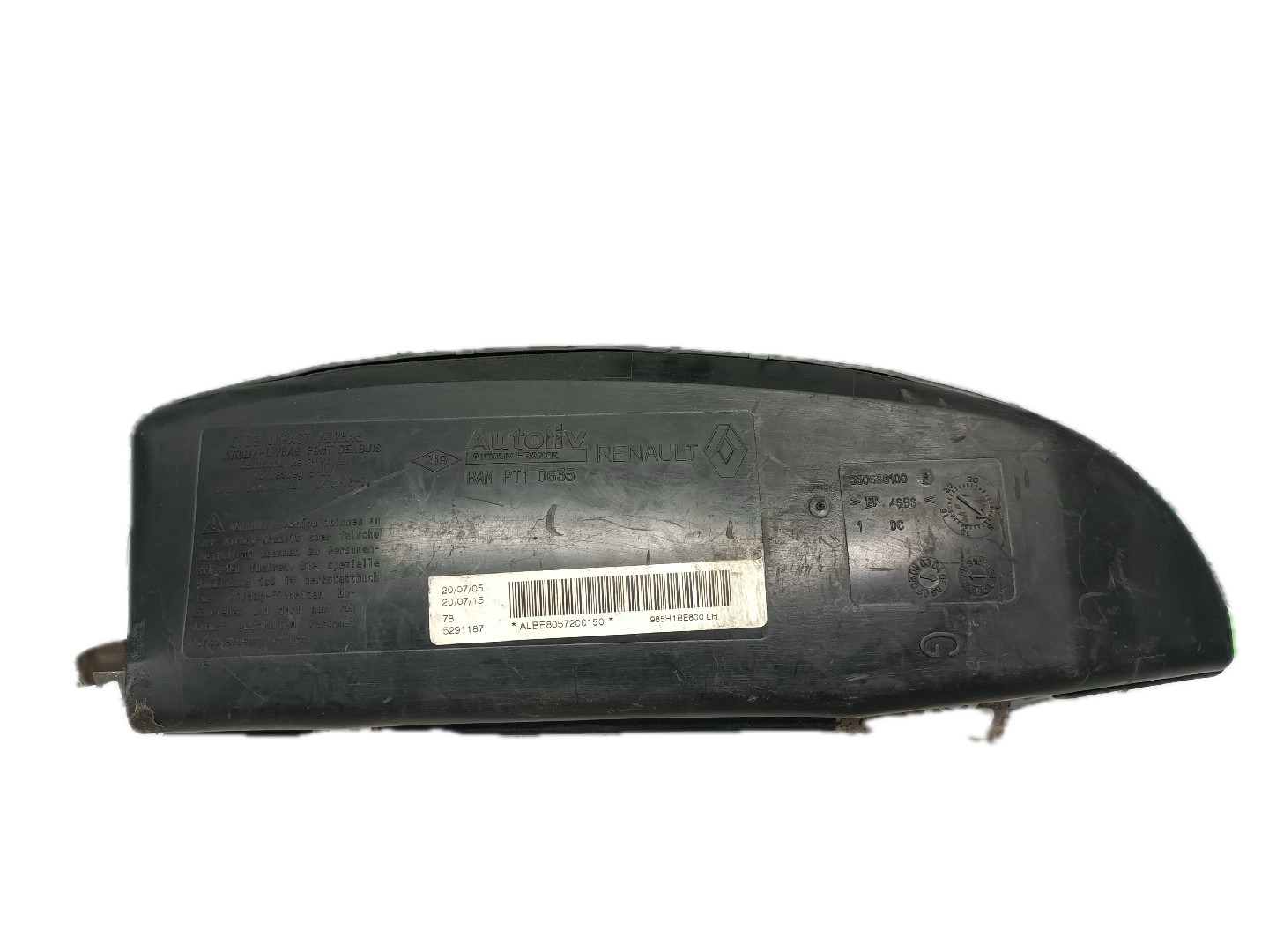 Airbag Banco  DACIA DUSTER (HS_) | 10 - 18