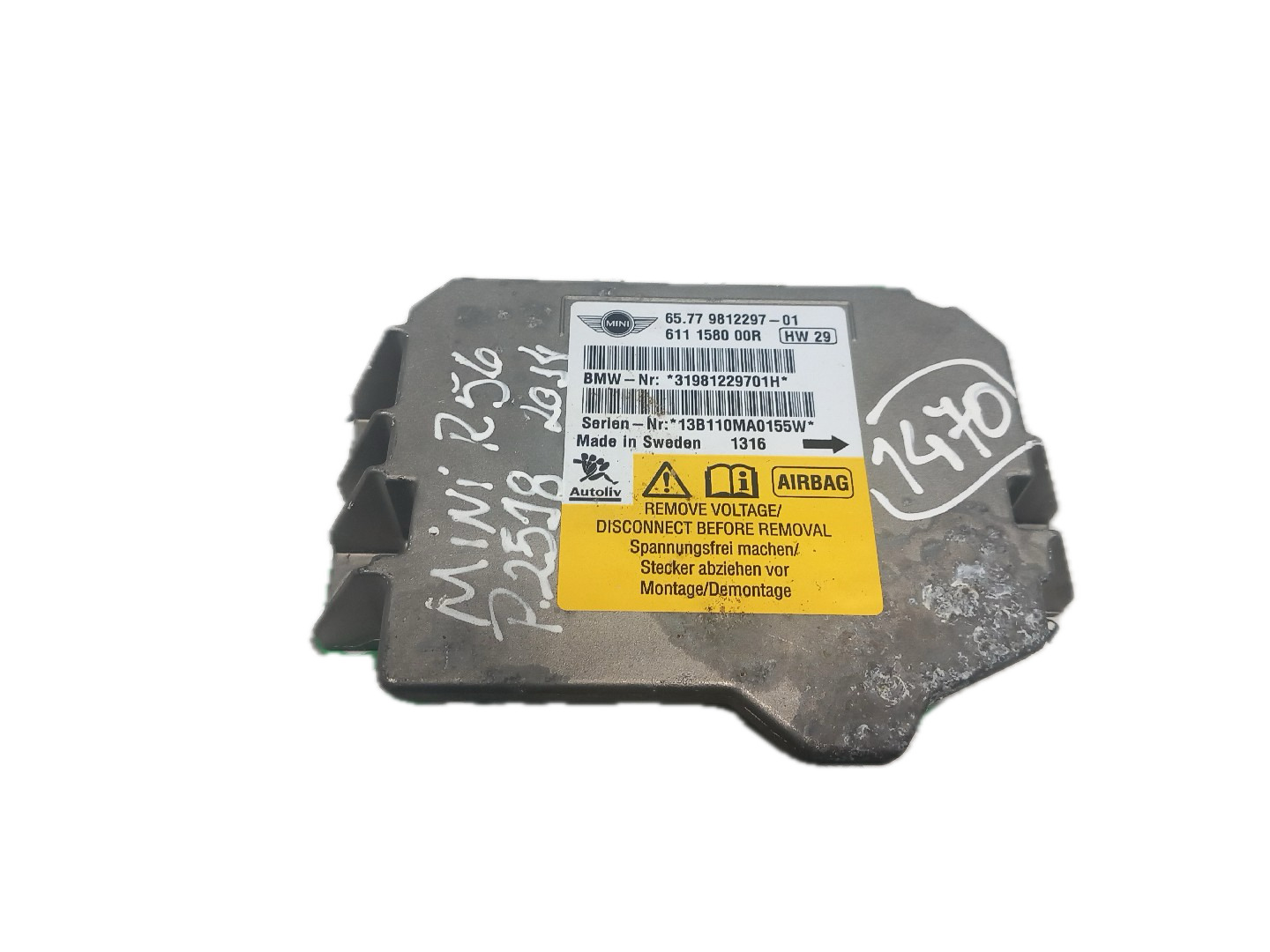 Centralina Airbags MINI MINI COUNTRYMAN (R60) | 10 - 16