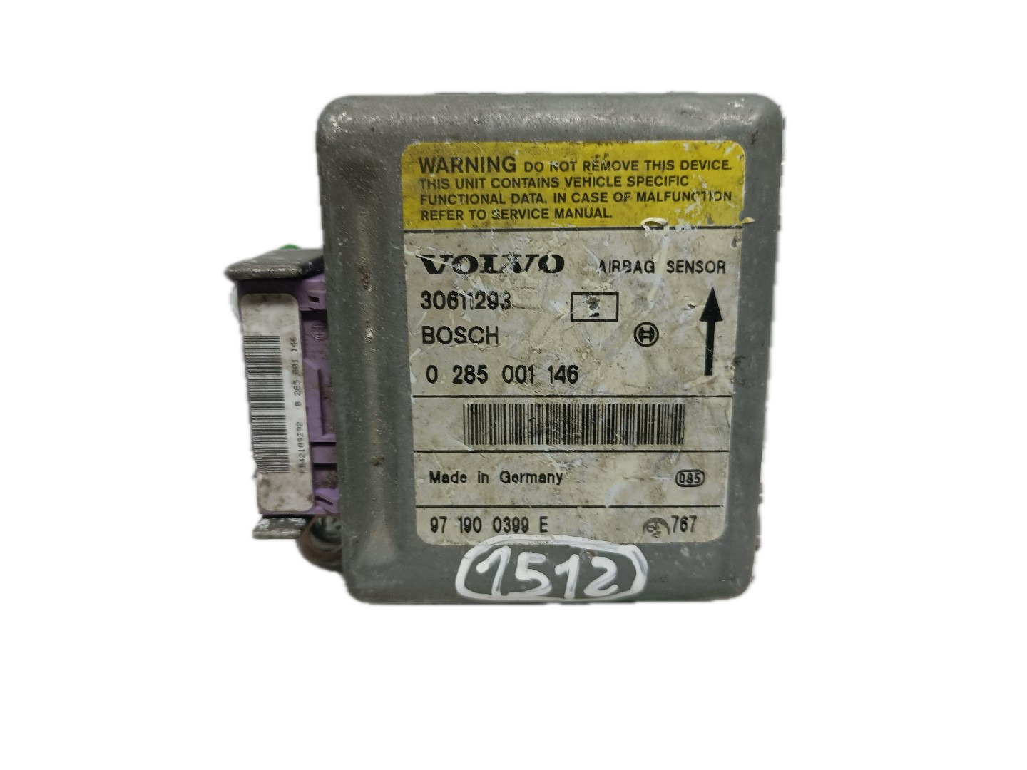 Centralina des coussins gonflables VOLVO S40 I (644) | 95 - 04
