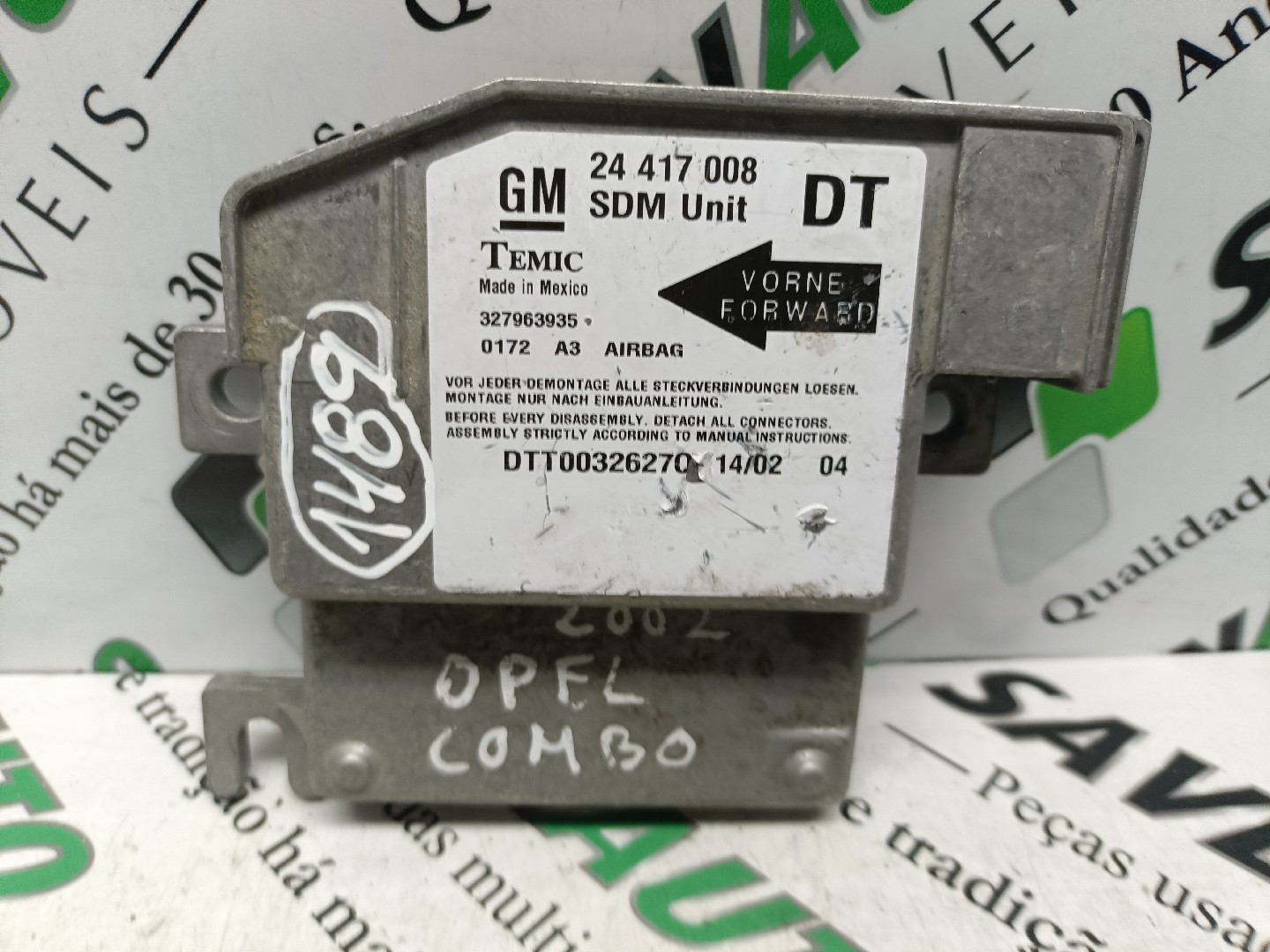 Centralina Airbags OPEL COMBO Caixa/Combi | 01 - 