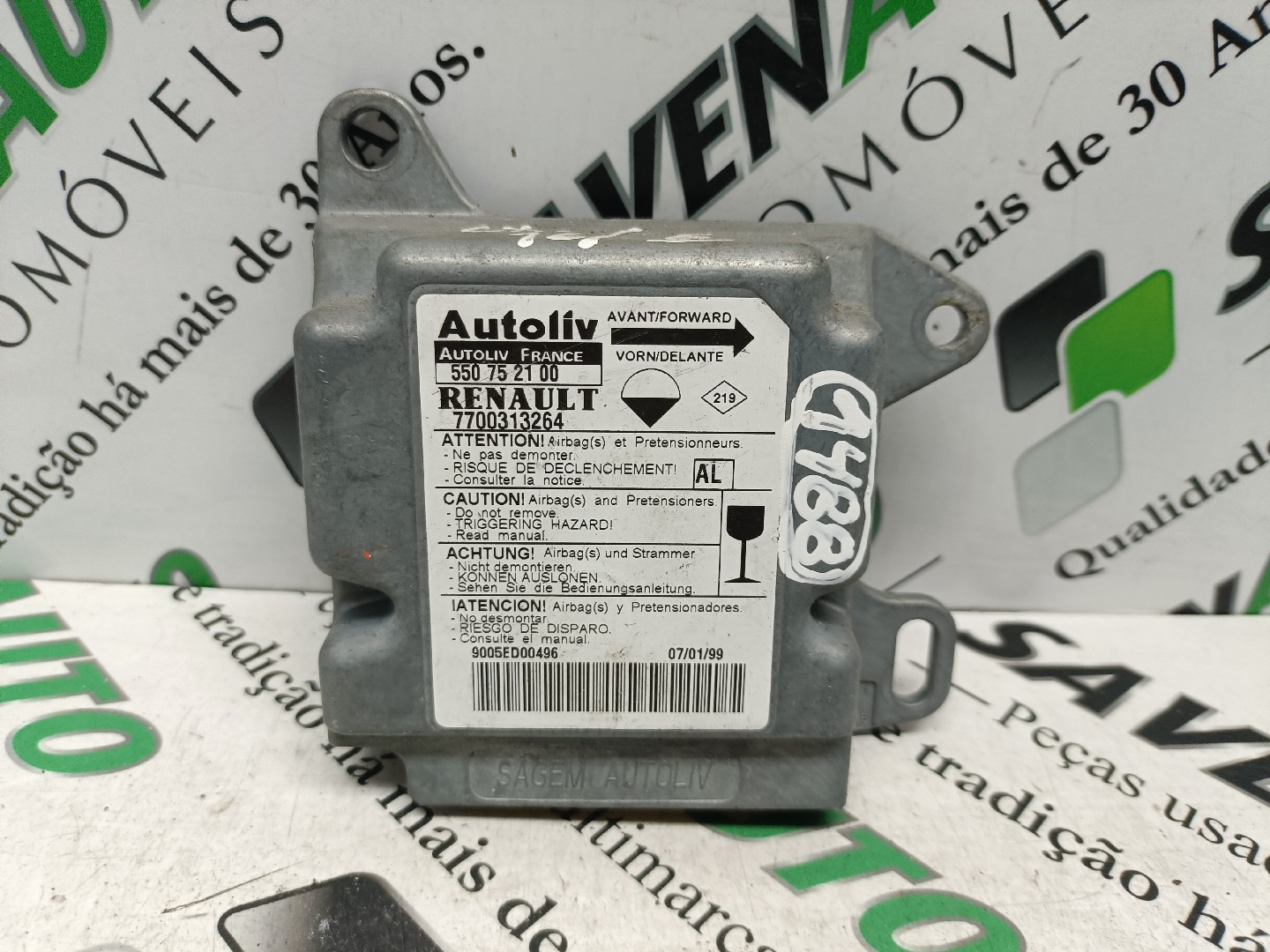 Centralina Airbags OPEL MOVANO Caixa (X70) | 99 - 
