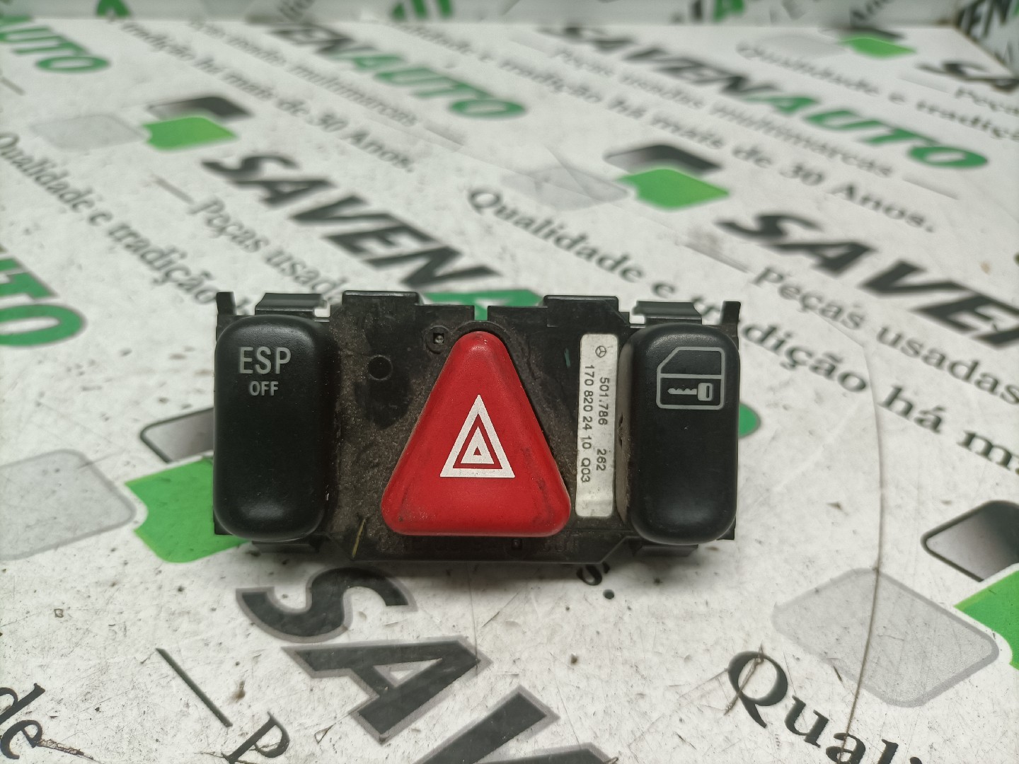 Botão de 4 Piscas MERCEDES-BENZ SLK (R170) | 96 - 04