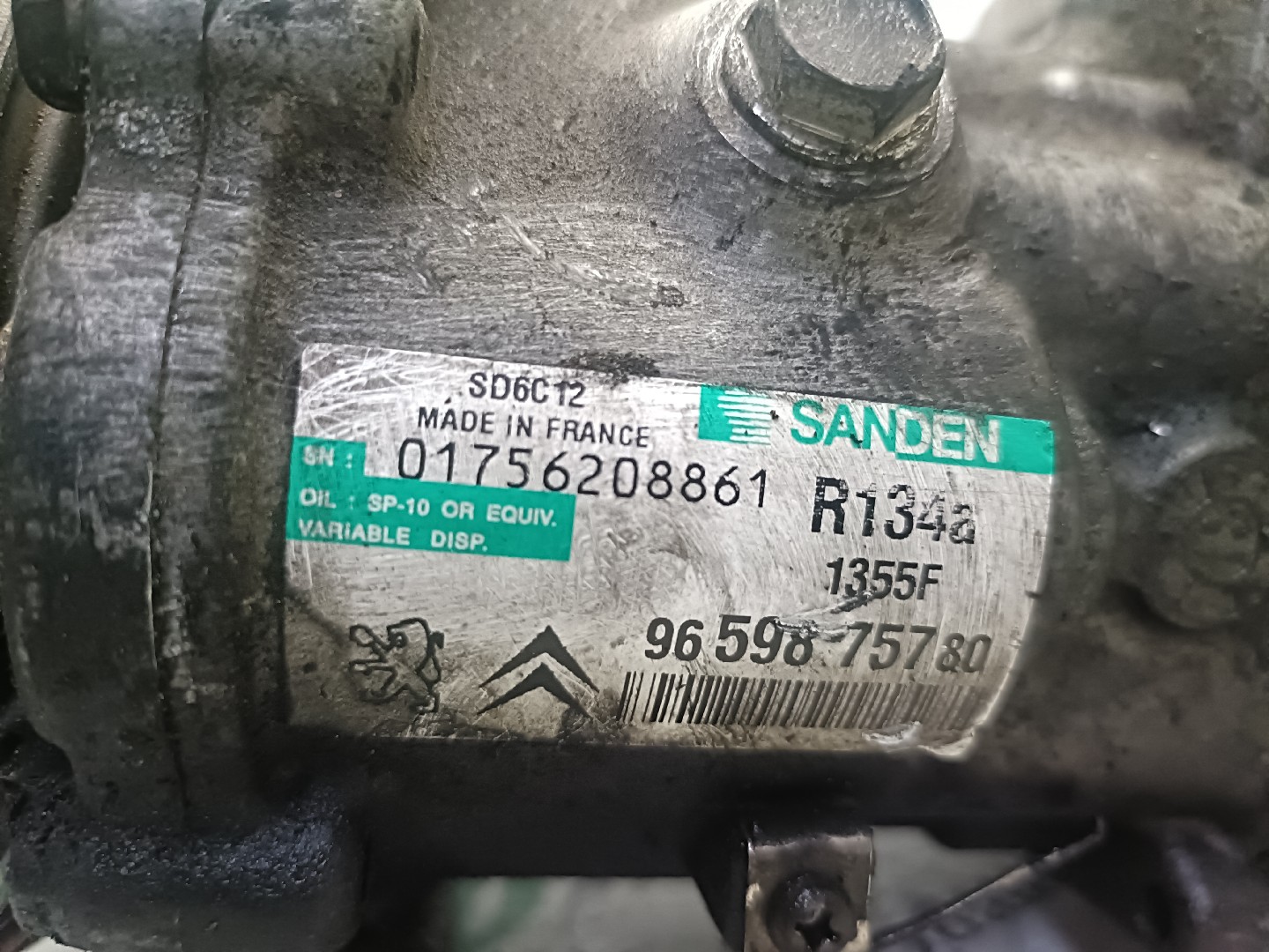 Compressor Ar condicionado PEUGEOT 207 (WA_, WC_) | 06 - 15 Imagem-4