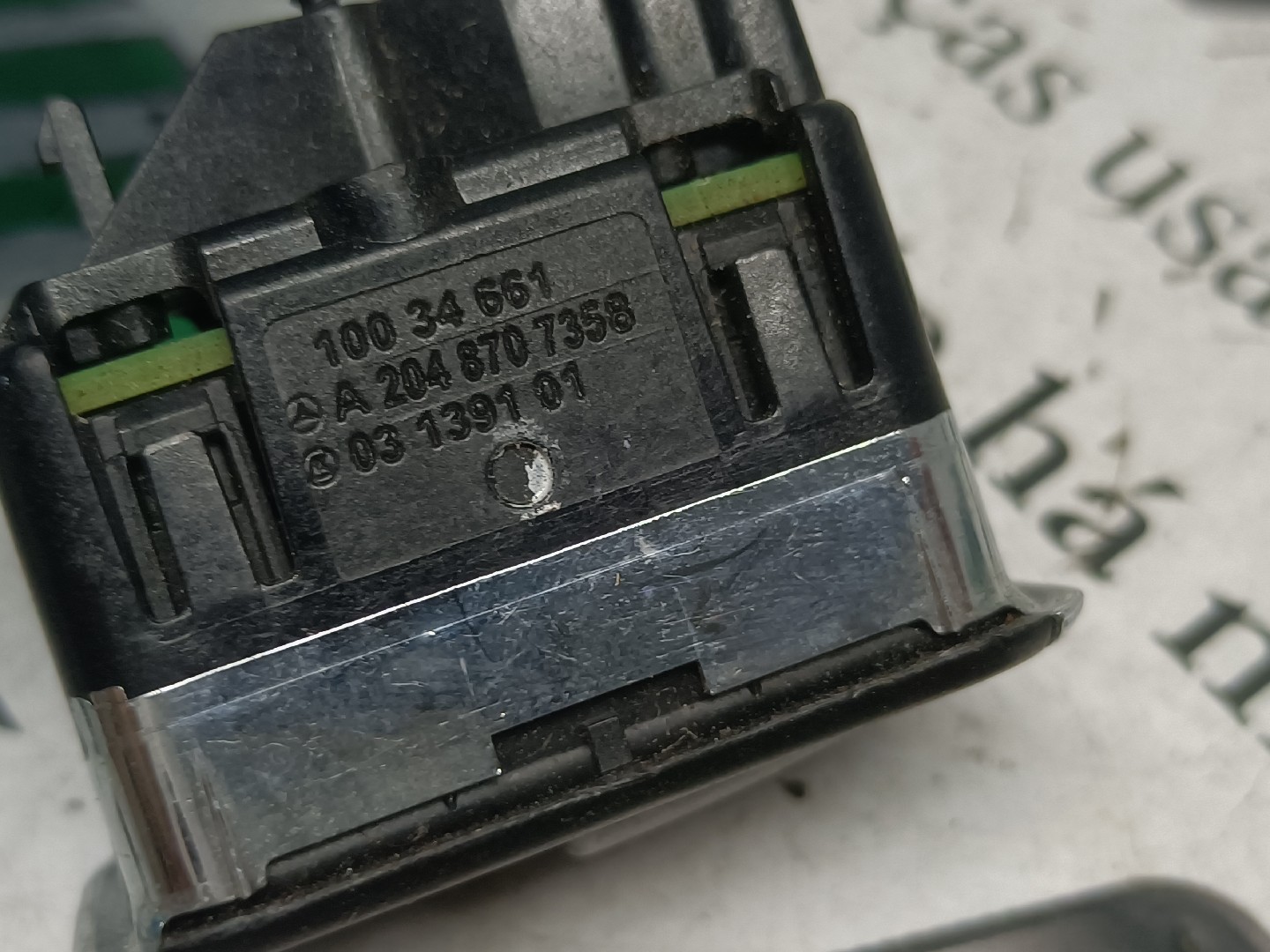 Botão / Botões / Comutador Vidro Esq MERCEDES-BENZ C-CLASS (W204) | 07 - 15 Imagem-3