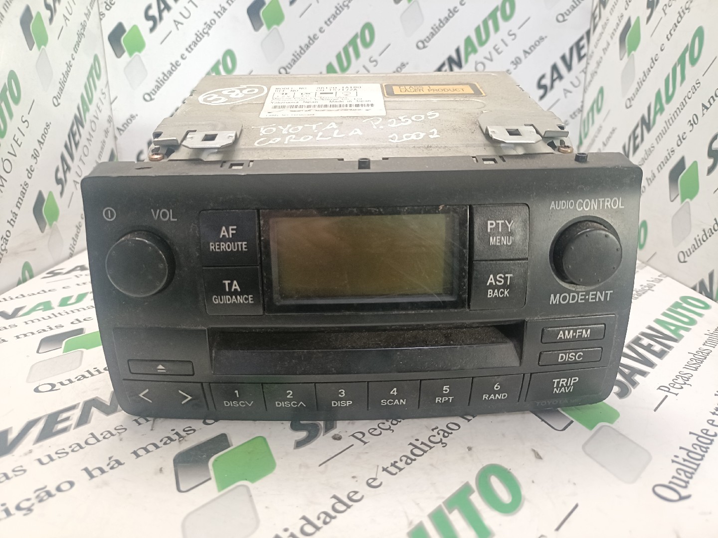 Rádio TOYOTA COROLLA (_E12_) | 01 - 07