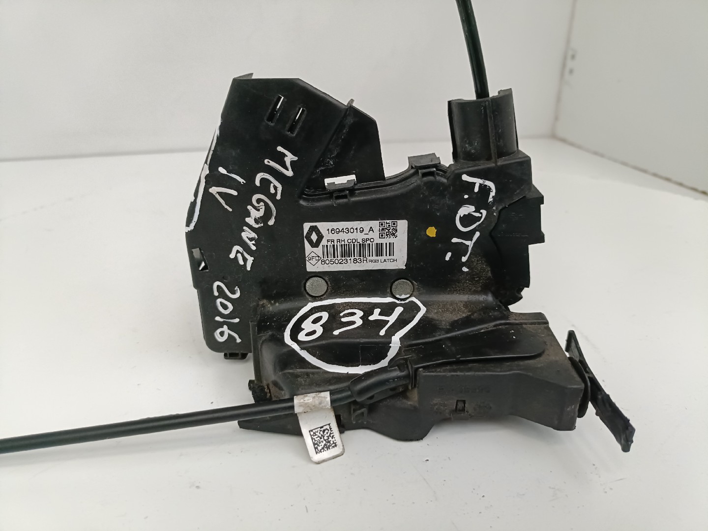 Fecho / Fechadura Porta Frente Dto RENAULT MEGANE IV Sporter (K9A/M/N_) | 16 - 