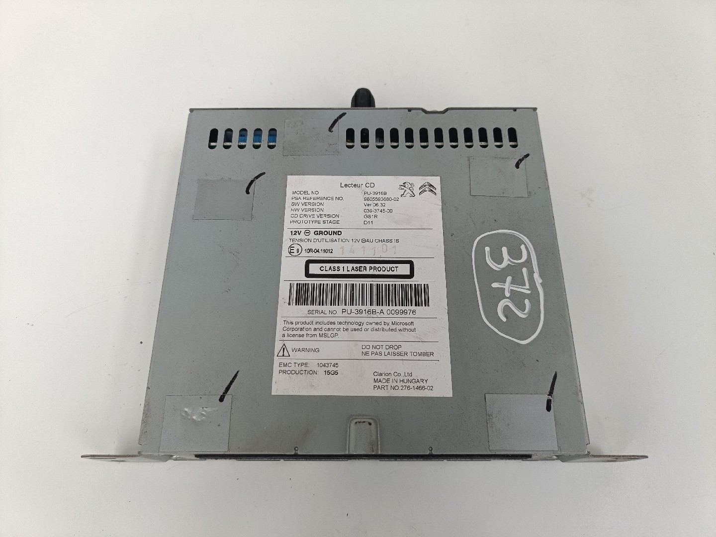 Rádio CITROEN C4 II (B7) | 09 - 