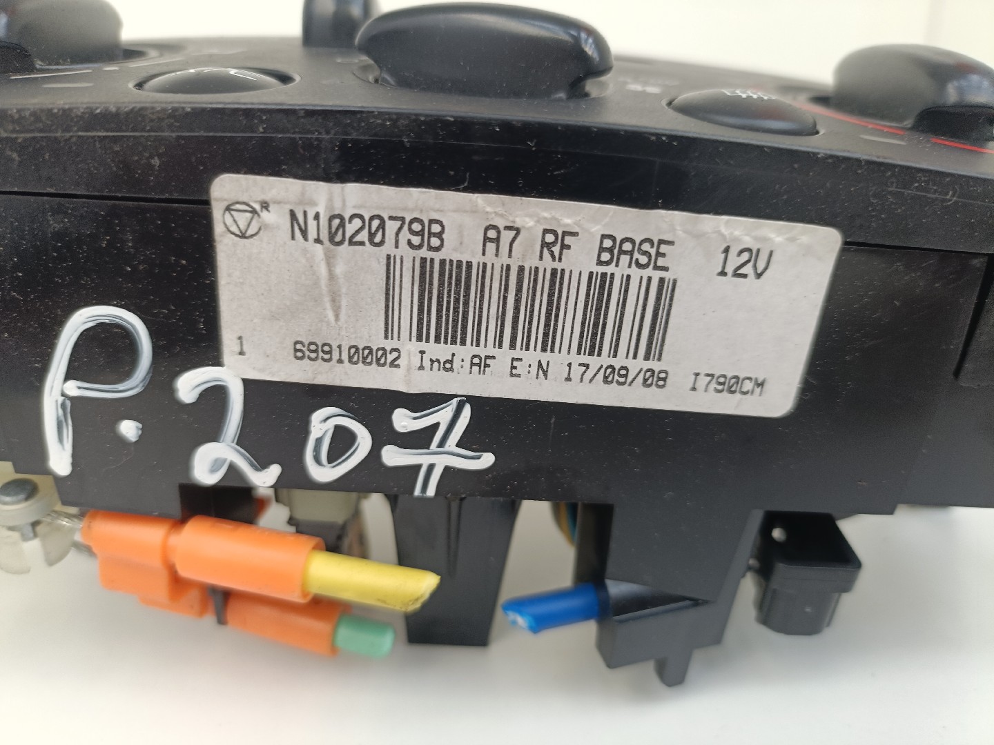 Comando / Botão de Sofagem / Climatronic PEUGEOT 207 SW (WK_) | 07 - 13 Imagem-2