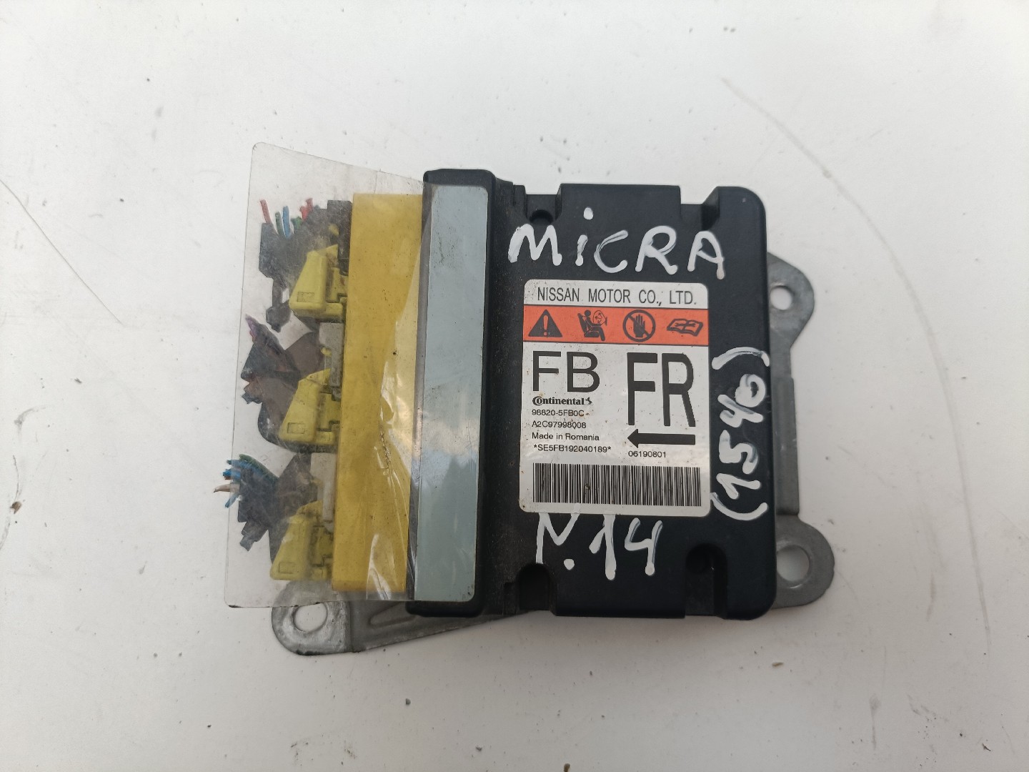 Centralina Airbags NISSAN MICRA V (K14) | 16 - 