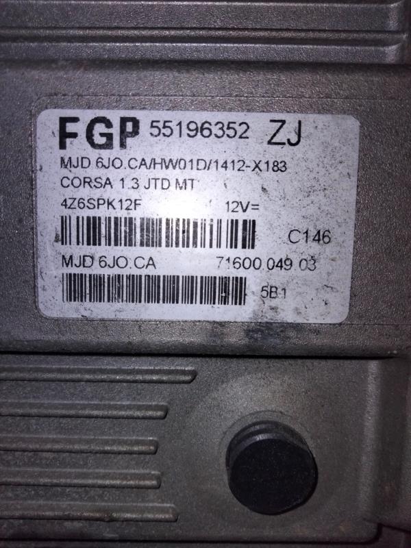 Engine Module OPEL CORSA C (X01) | 00 - 09 Imagem-3
