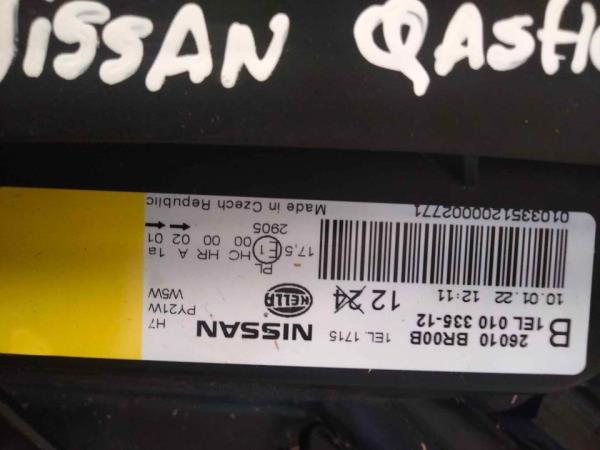 Right Headlight  NISSAN QASHQAI / QASHQAI +2 I (J10, NJ10, JJ10E) | 06 - 14 Imagem-3