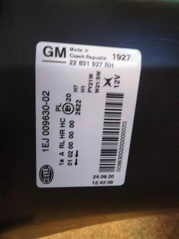 Right Headlight  OPEL INSIGNIA A (G09) | 08 - 17 Imagem-3
