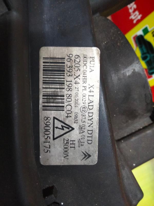 Right Headlight  CITROEN C5 I (DC_) | 01 - 05 Imagem-5