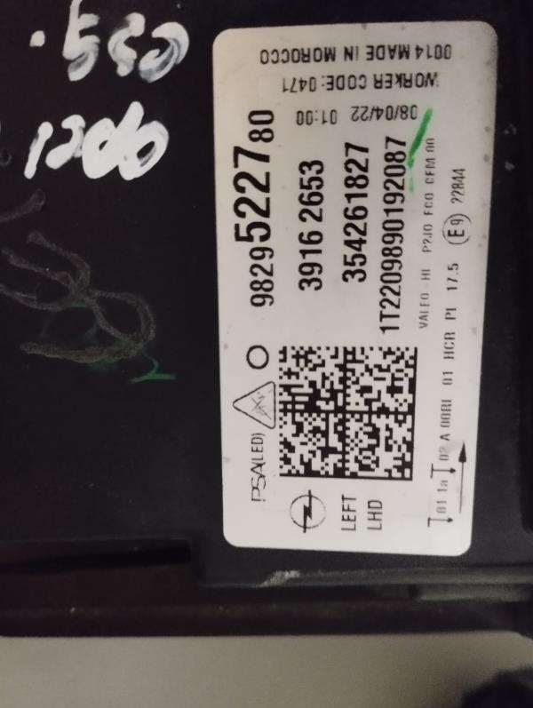 Left Headlight OPEL CORSA F | 19 -  Imagem-3