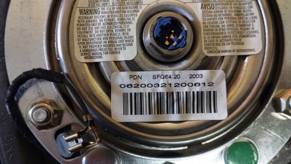AIRBAG VOLANTE AUDI A3 (8P1) | 03 - 13 Imagem-2