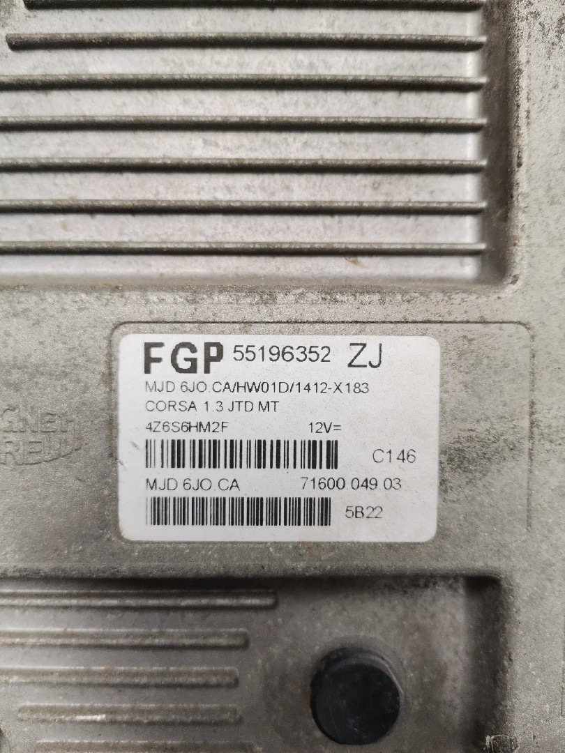 Módulo / Centralina OPEL CORSA C Caixa (X01) | 00 - 12