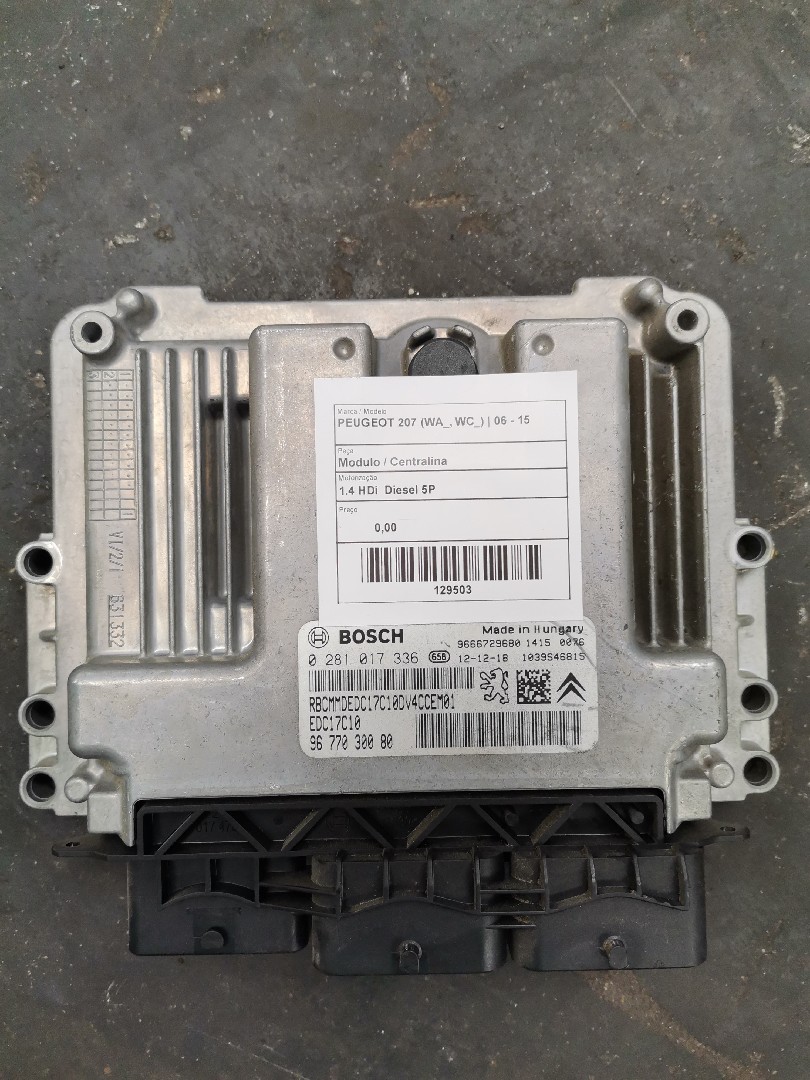 Engine Module PEUGEOT 207 (WA_, WC_) | 06 - 15