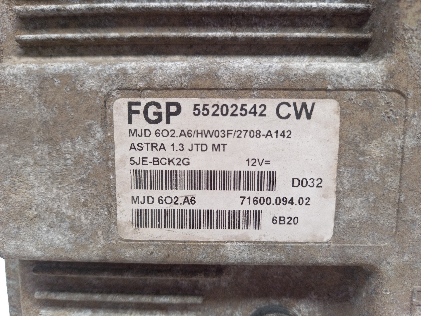 Módulo / Centralina OPEL ASTRA H (A04) | 04 - 14