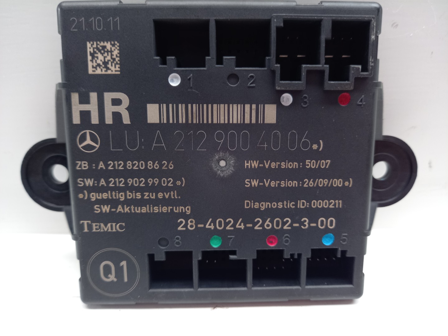 Centralita del Motor MERCEDES-BENZ E-CLASS (W212) | 09 - 16 Imagem-1