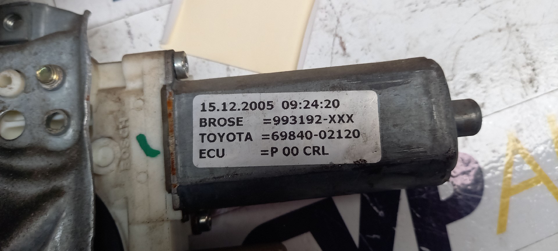 Elevador de Vidro Tras Esquerdo TOYOTA COROLLA três volumes (_E12_) | 00 - 08 Imagem-1