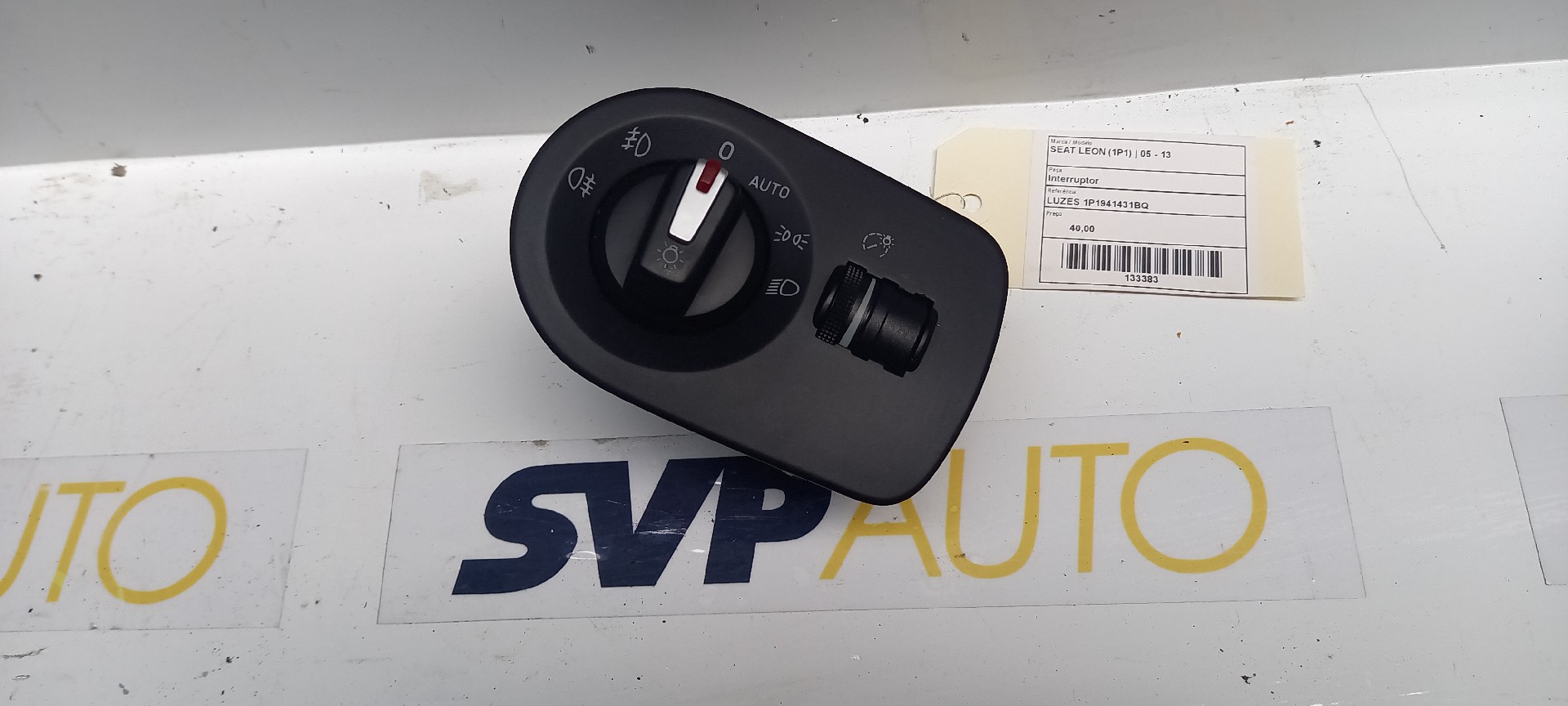 Botão / Interruptor Luzes SEAT LEON (1P1) | 05 - 13