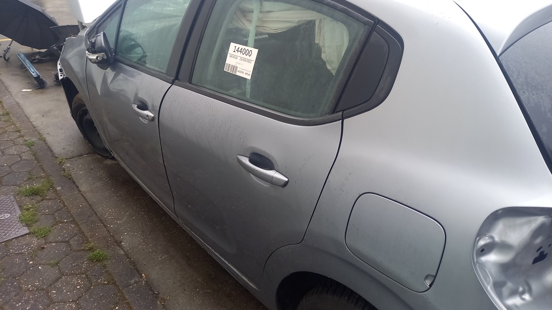 Porta Tras Lado Esquerdo CITROEN C3 III (SX) | 16 - 