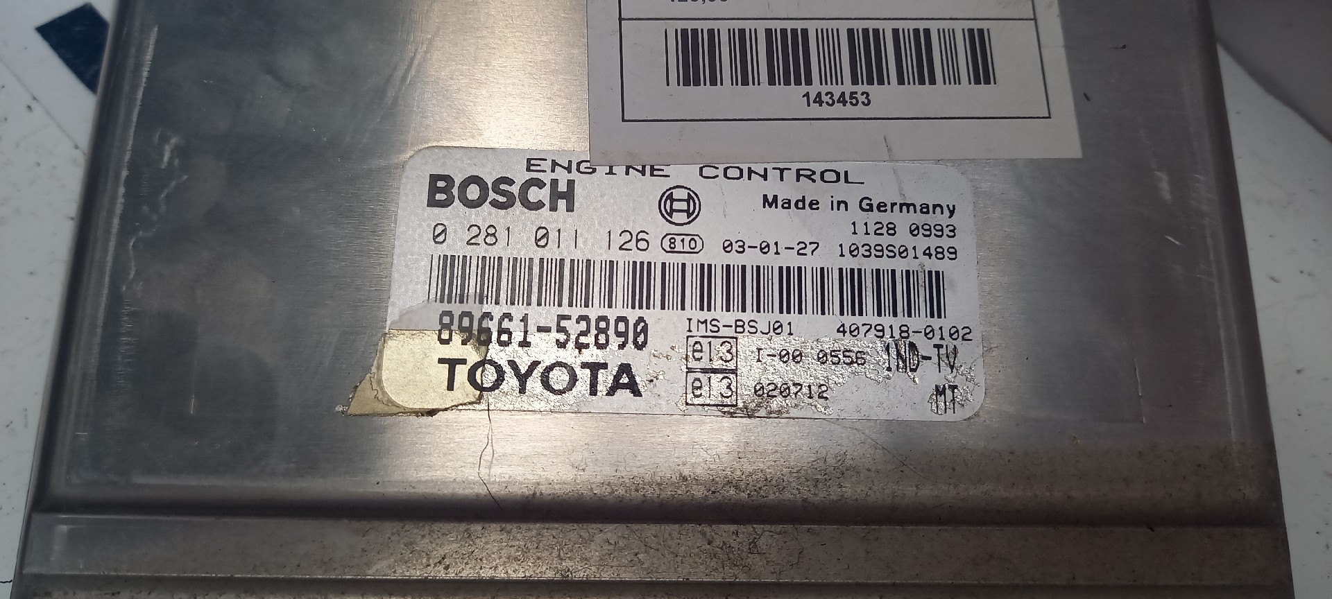 Módulo / Centralina TOYOTA YARIS (_P1_) | 99 - 05 Imagem-1