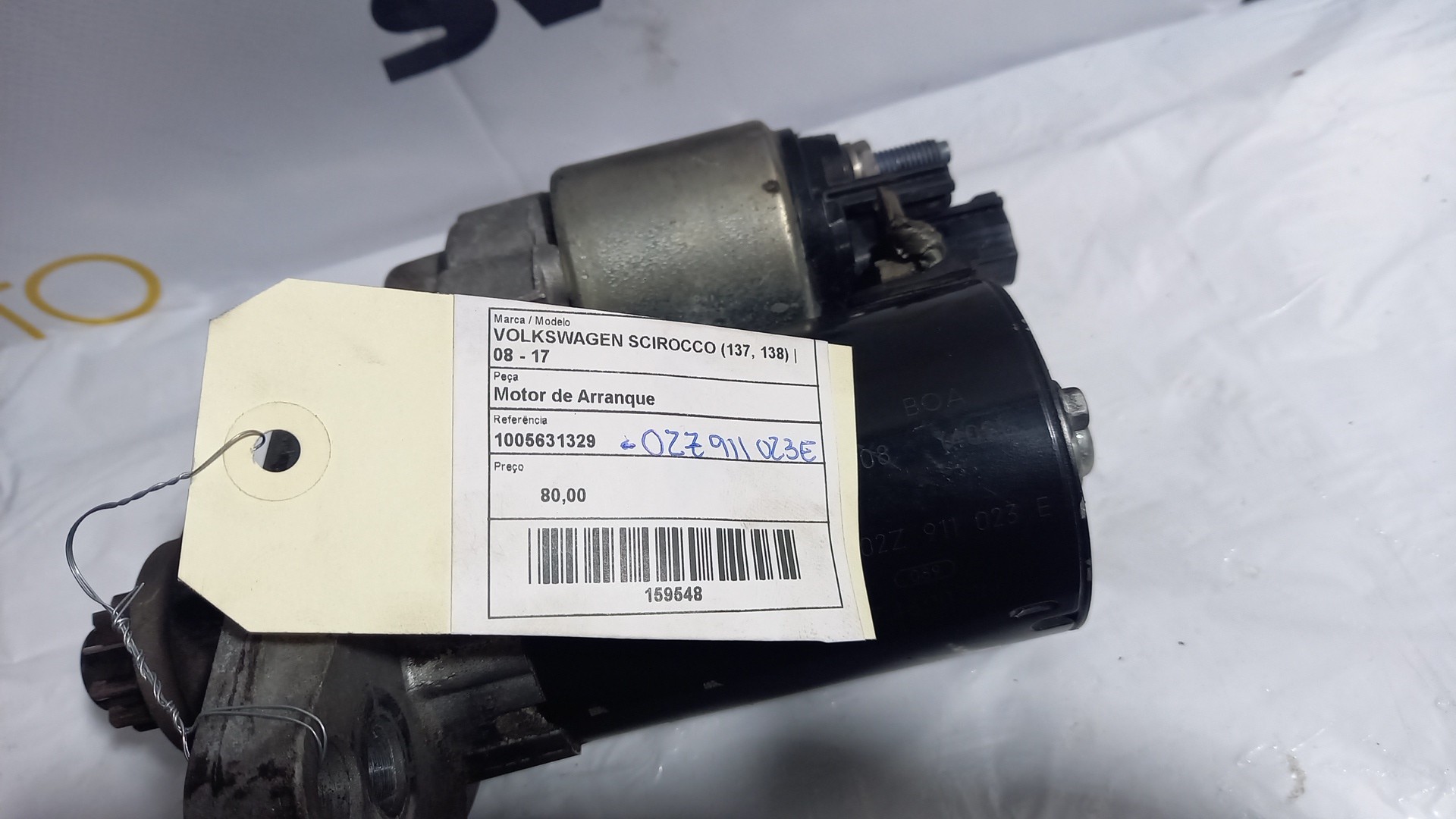 Motor de Arranque VOLKSWAGEN SCIROCCO (137, 138) | 08 - 17 Imagem-1