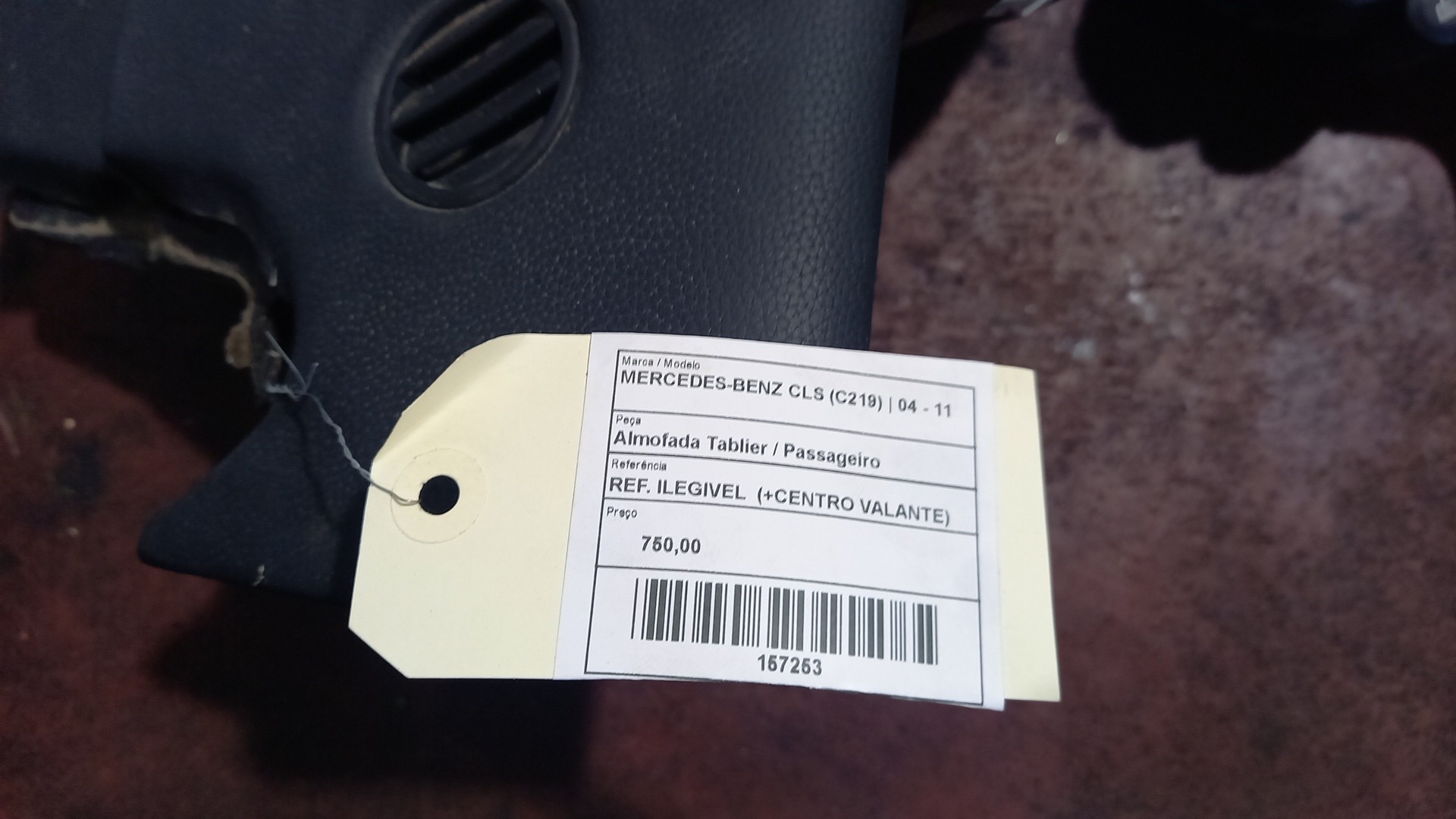 Air Bag Droit MERCEDES-BENZ CLS (C219) | 04 - 11 Imagem-2