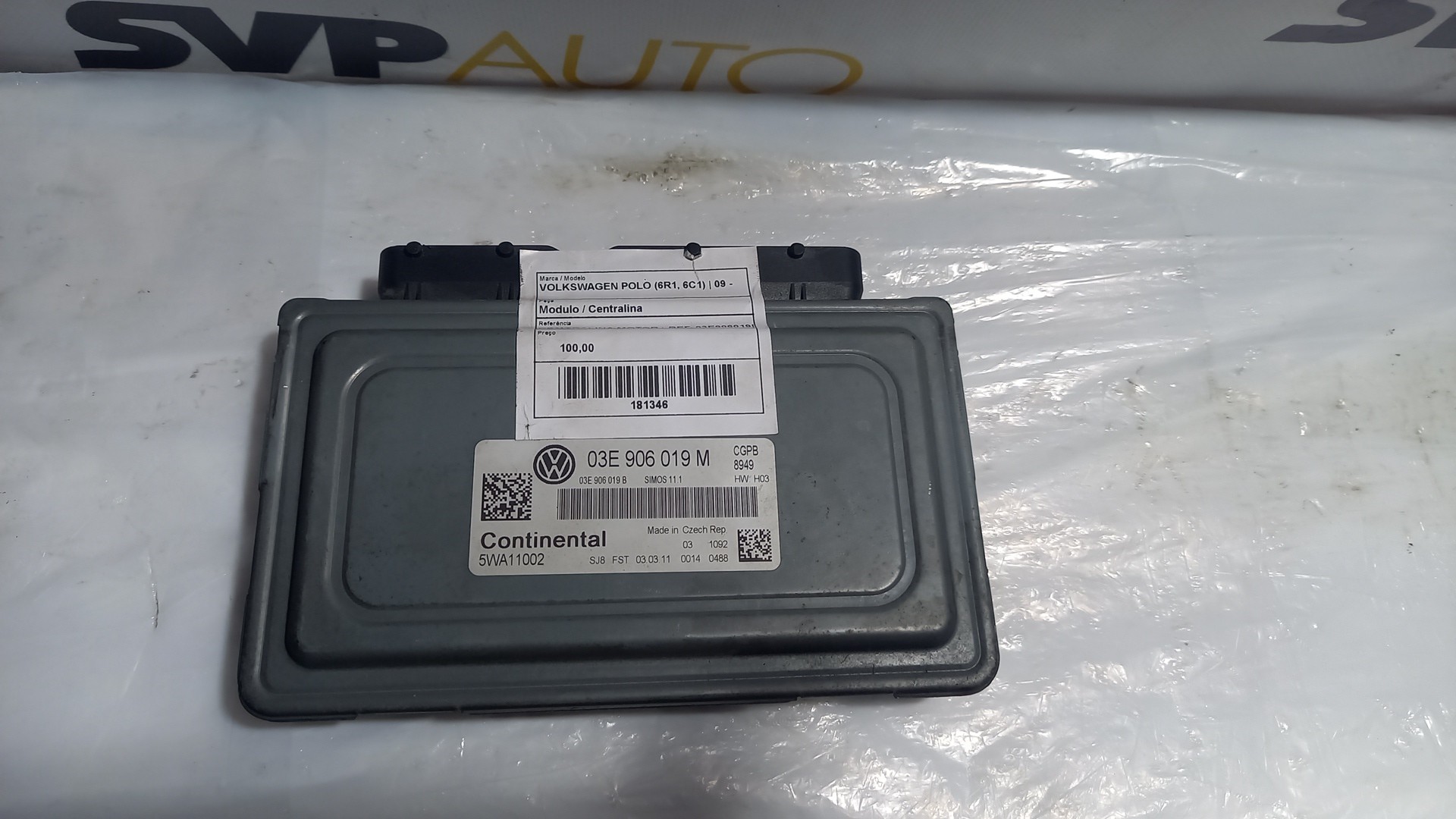 Módulo / Centralina VOLKSWAGEN POLO (6R1, 6C1) | 09 -  Imagem-1