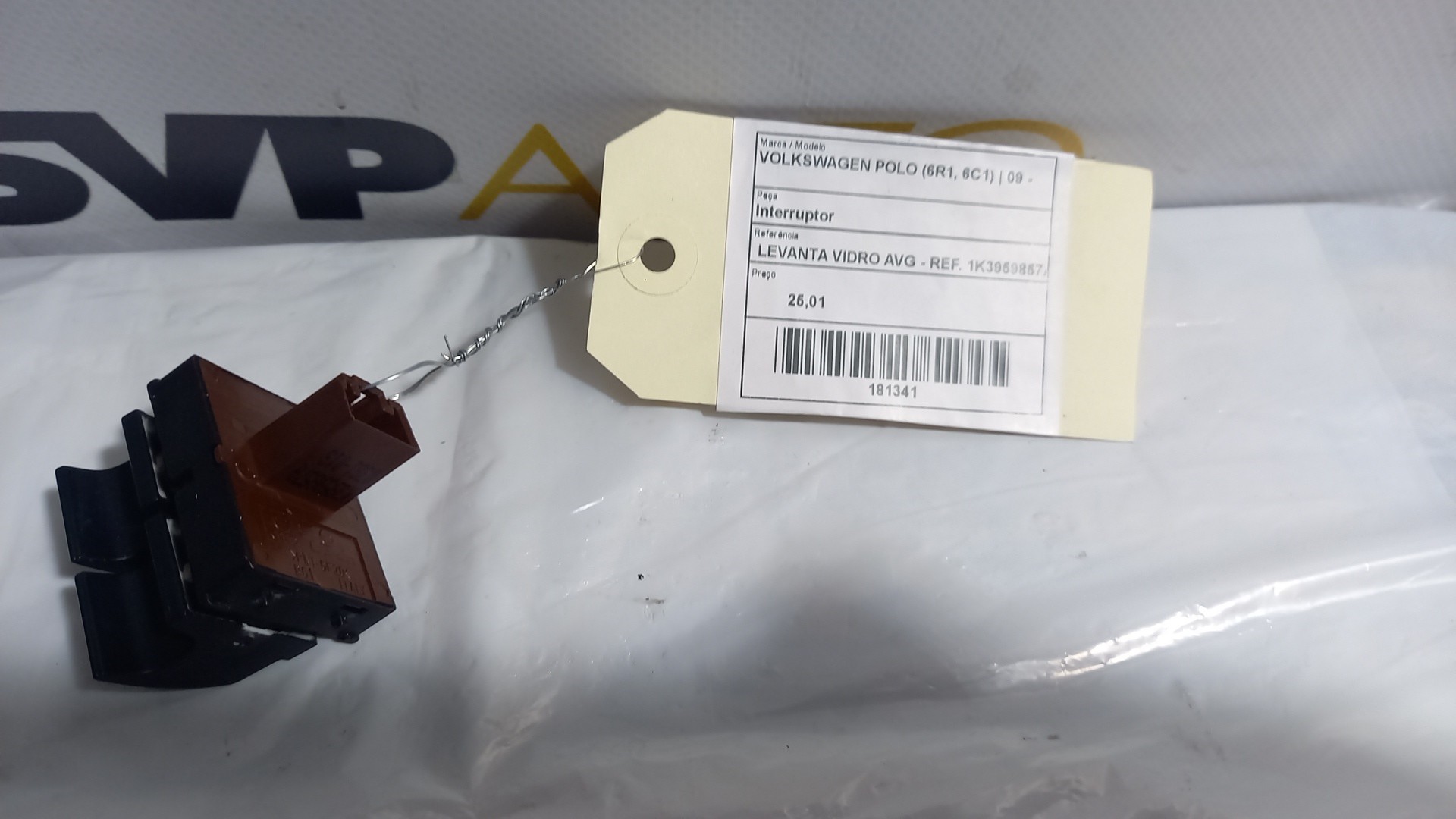Botão / Interruptor Vidro Frente Esquerdo VOLKSWAGEN POLO (6R1, 6C1) | 09 -  Imagem-3