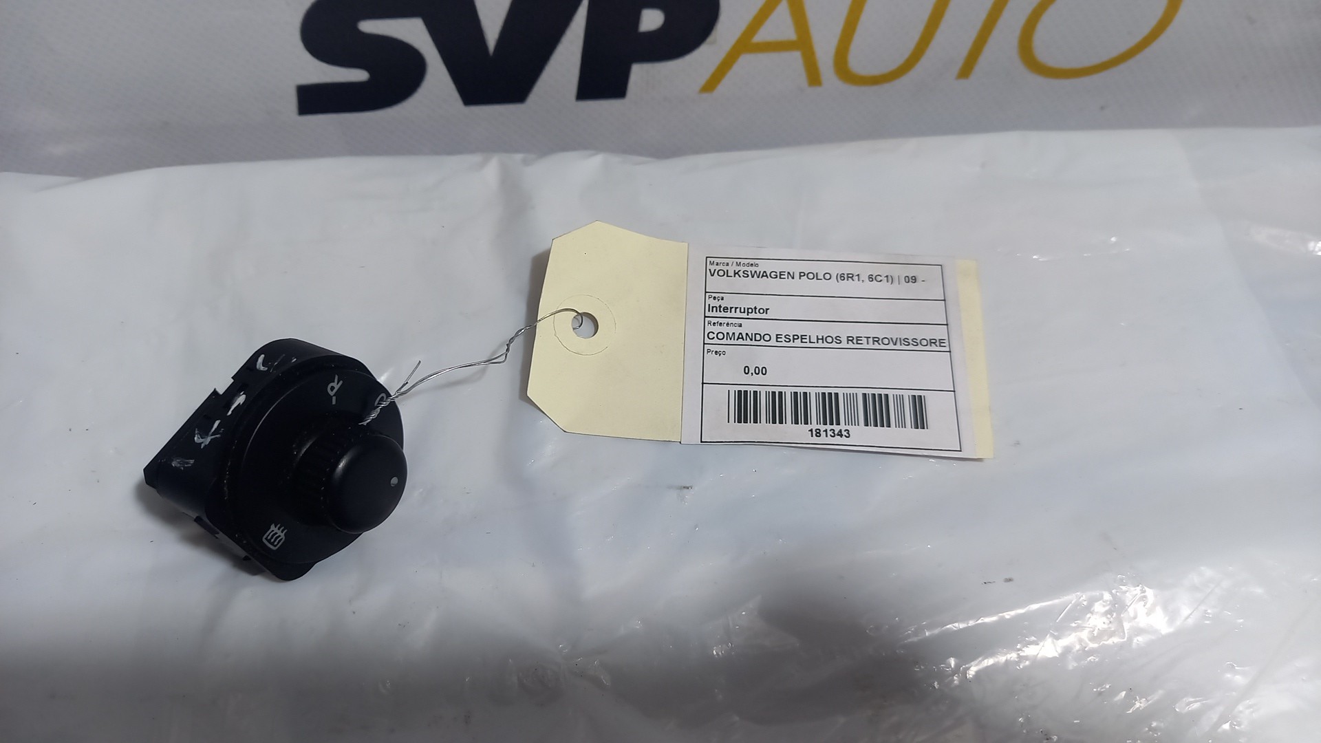 Botão / Comando Espelhos VOLKSWAGEN POLO (6R1, 6C1) | 09 -  Imagem-2
