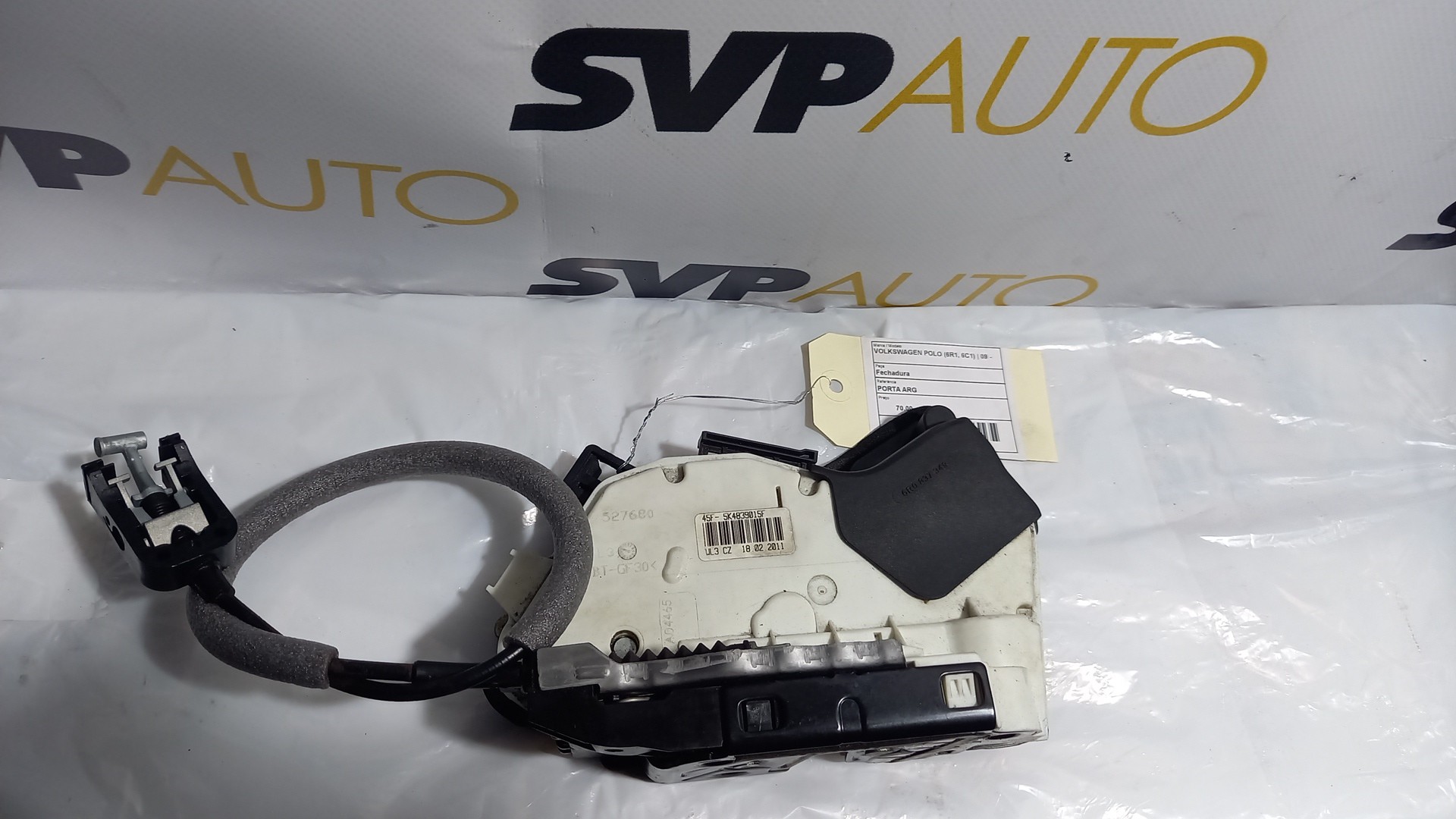 Fechadura Tras Lado Esquerdo VOLKSWAGEN POLO (6R1, 6C1) | 09 -  Imagem-1