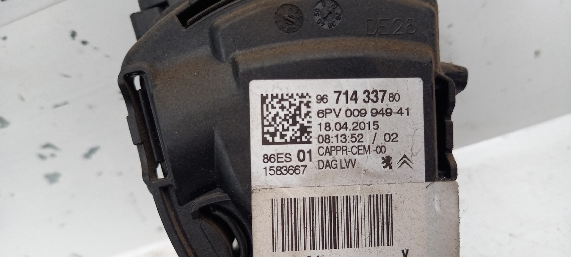 Pedal Acelerador CITROEN C3 II (SC_) | 09 -  Imagem-1