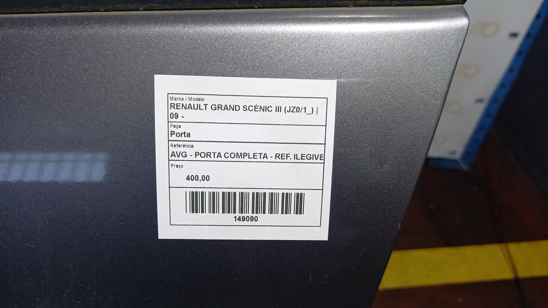 Porta Frente Lado Esquerdo RENAULT GRAND SCÉNIC III (JZ0/1_) | 09 -  Imagem-3