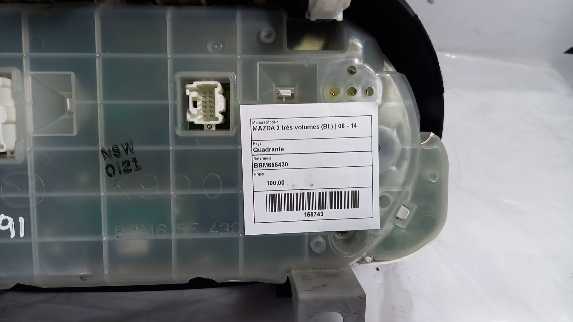 Quadrante MAZDA 3 três volumes (BL) | 08 - 14 Imagem-2