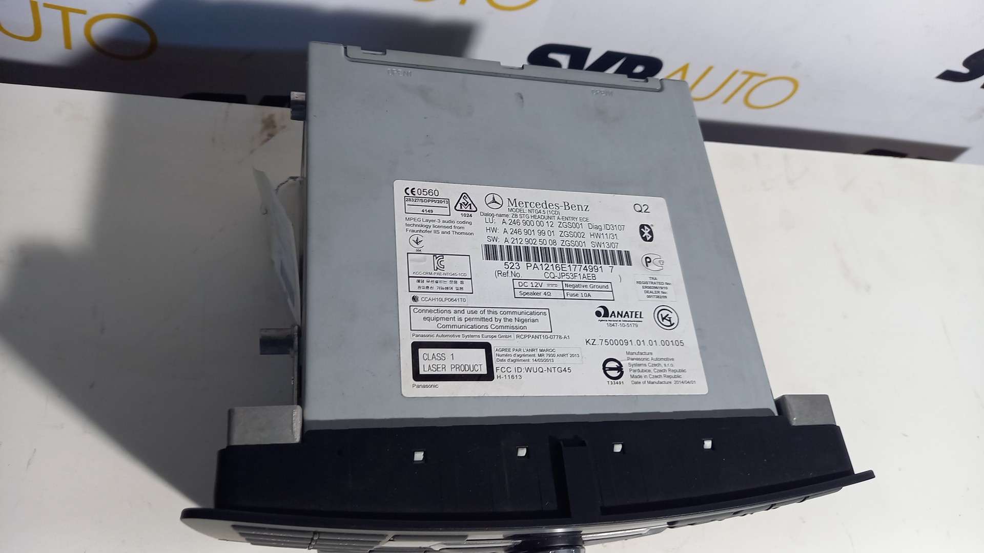 Rádio MERCEDES-BENZ A-CLASS (W176) | 12 - 18 Imagem-1